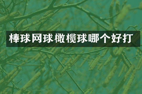 棒球网球橄榄球哪个好打