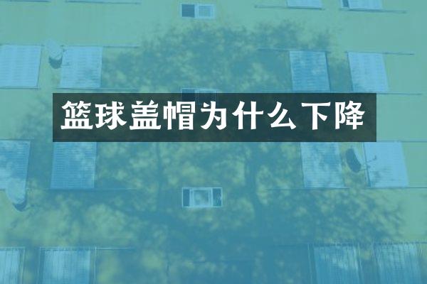 篮球盖帽为什么下降