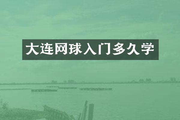 大连网球入门多久学