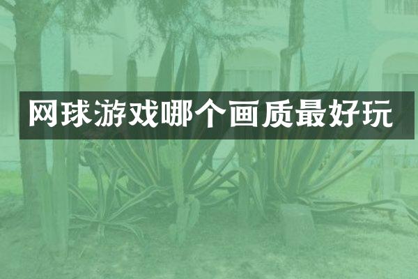 网球游戏哪个画质最好玩