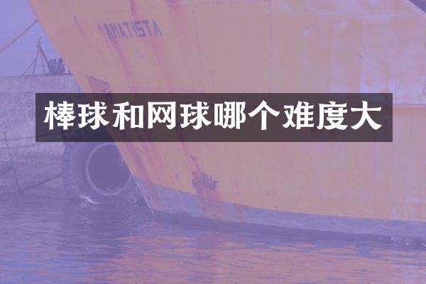 棒球和网球哪个难度大