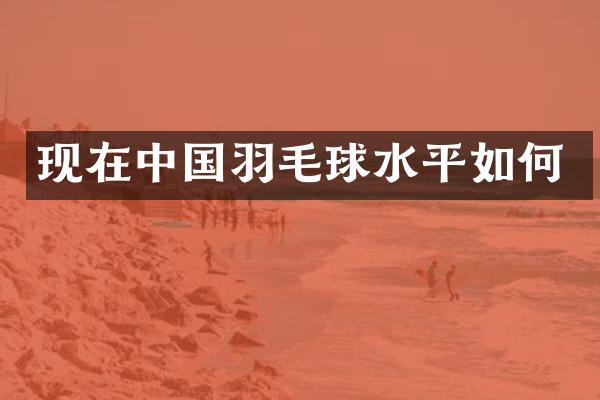 现在中国羽毛球水平如何