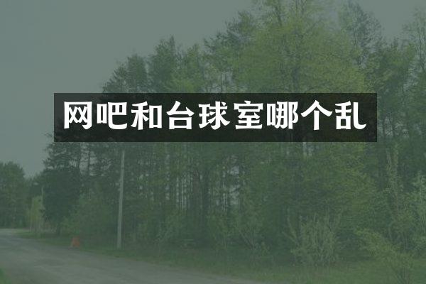 网吧和台球室哪个乱