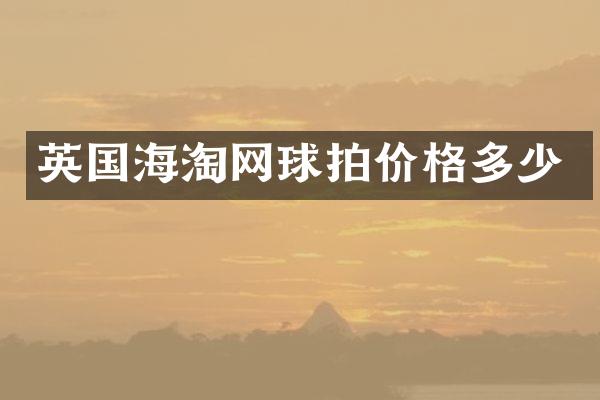 英国海淘网球拍价格多少