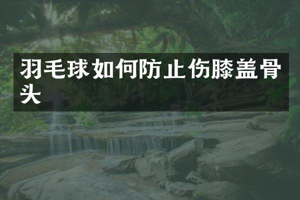 羽毛球如何防止伤膝盖骨头