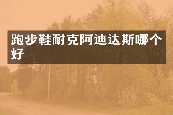跑步鞋耐克阿迪达斯哪个好