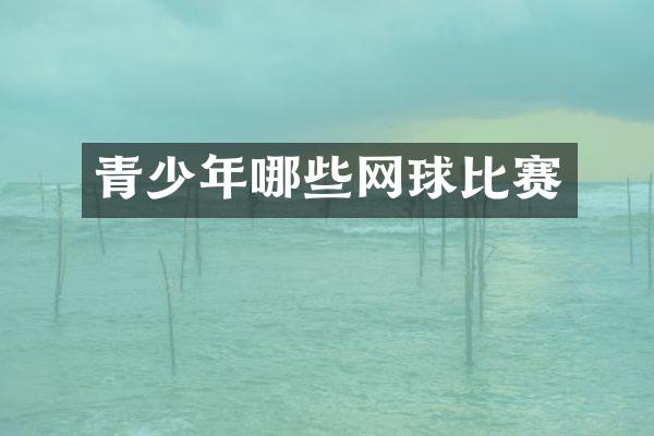 青少年哪些网球比赛