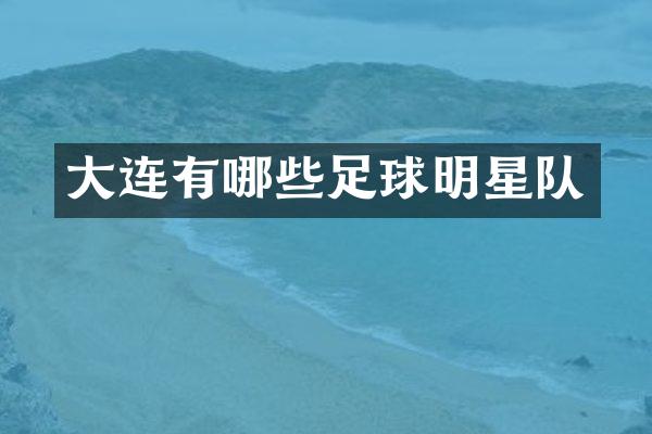 大连有哪些足球明星队