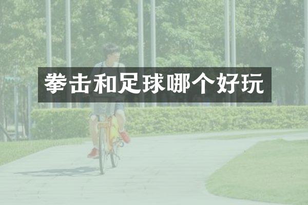 拳击和足球哪个好玩