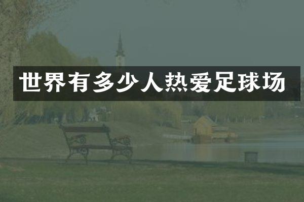 世界有多少人热爱足球场