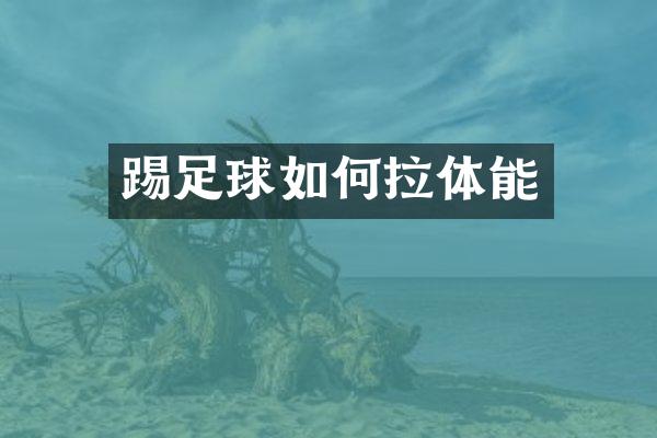 踢足球如何拉体能