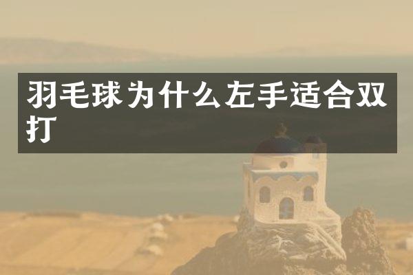 羽毛球为什么左手适合双打