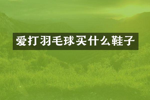 爱打羽毛球鞋子