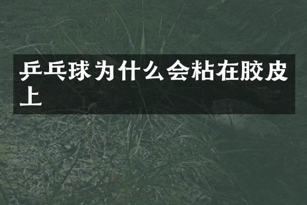 乒乓球为什么会粘在胶皮上