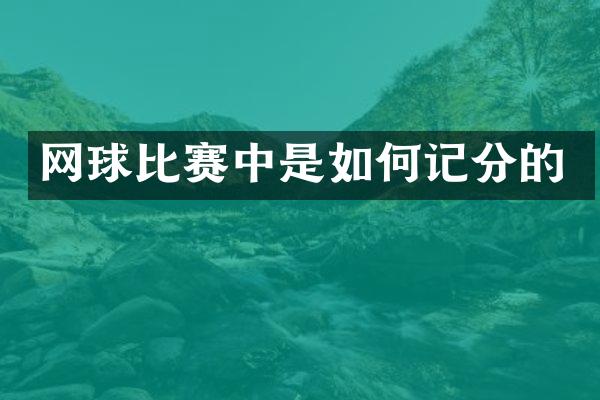网球比赛中是如何记分的