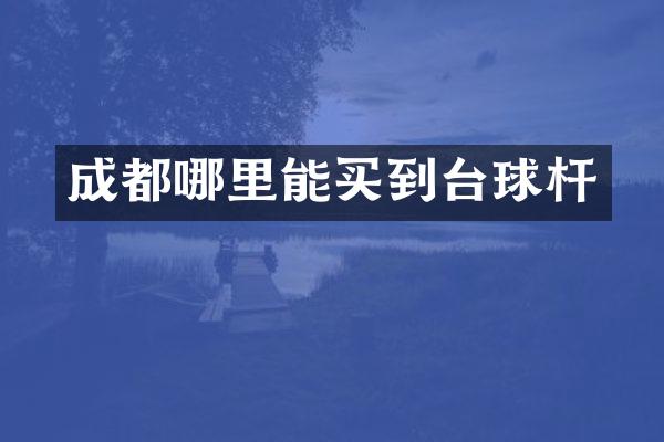 成都台球杆
