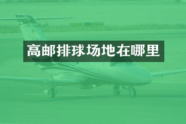 高邮排球场地在哪里