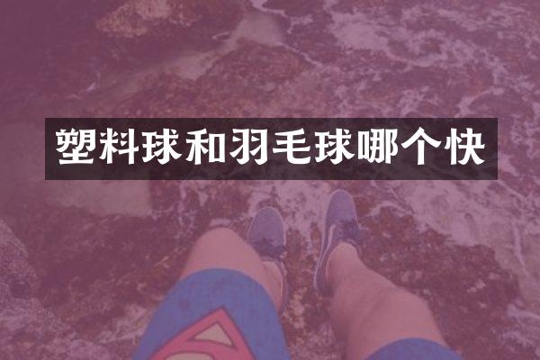 塑料球和羽毛球哪个快