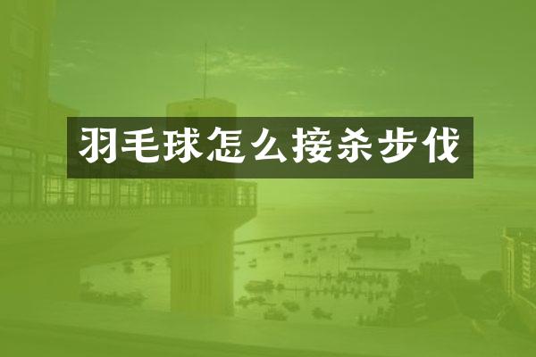 羽毛球怎么接杀步伐