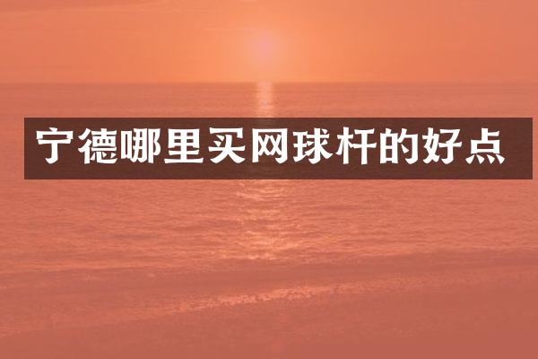 宁德哪里买网球杆的好点
