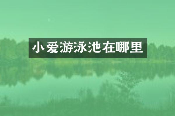 小爱游泳池在哪里