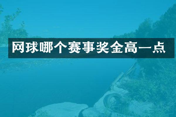 网球哪个赛事奖金高一点