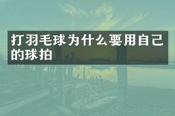 打羽毛球为什么要用自己的球拍