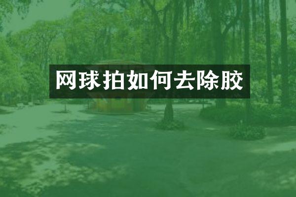 网球拍如何去除胶