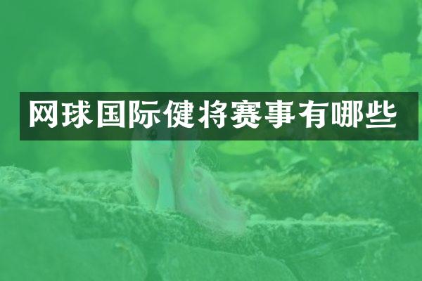 网球国际健将赛事有哪些
