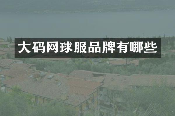 大码网球服品牌有哪些
