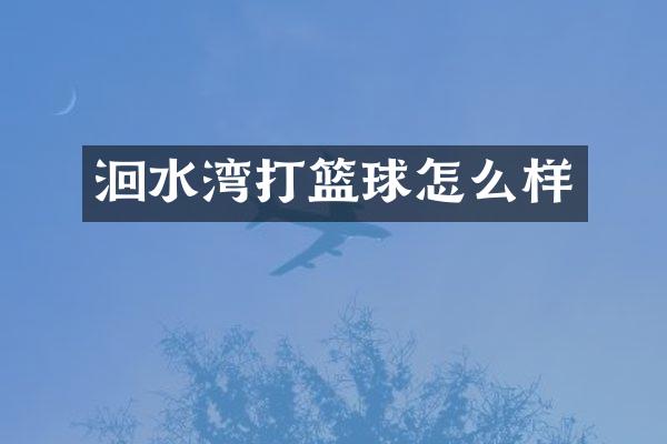 洄水湾打篮球怎么样