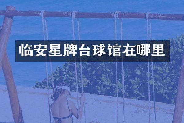 临安星牌台球馆在哪里