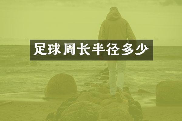 足球周长半径多少