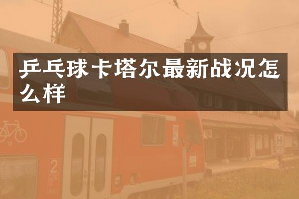 乒乓球卡塔尔最新战况怎么样