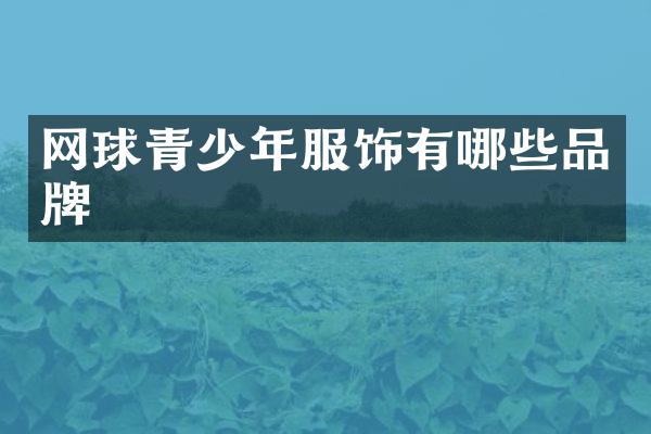 网球青少年服饰有哪些品牌
