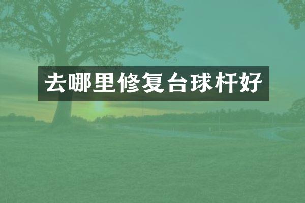 去哪里修复台球杆好