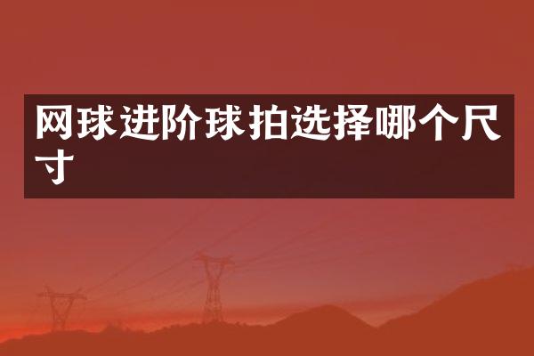 网球进阶球拍选择哪个尺寸