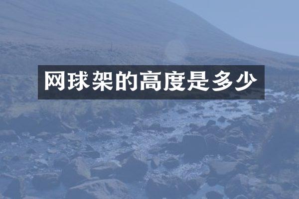网球架的高度是多少