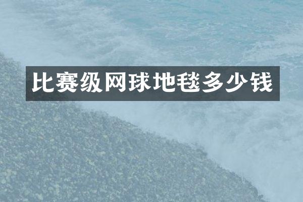 比赛级网球地毯多少钱
