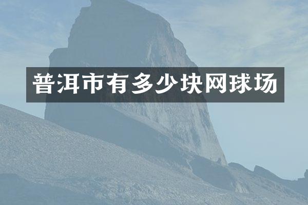 普洱市有多少块网球场