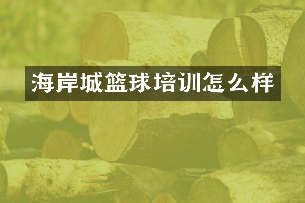 海岸城篮球培训怎么样