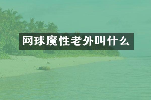 网球魔性老外叫什么