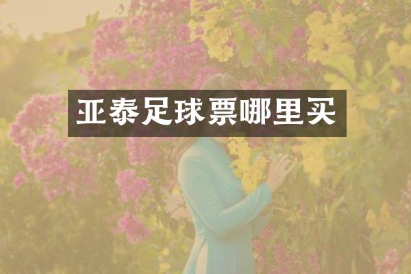 亚泰足球票哪里买