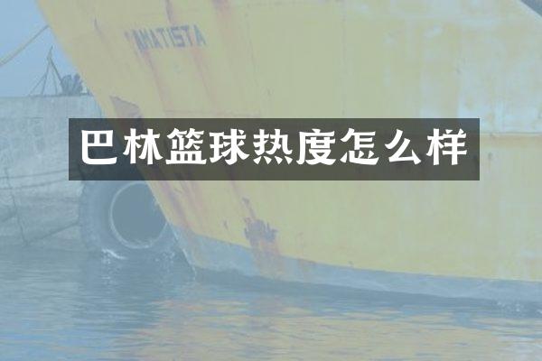 巴林篮球热度怎么样