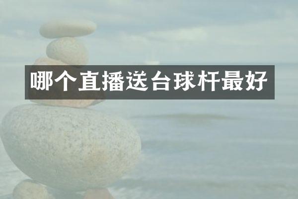 哪个直播送台球杆最好