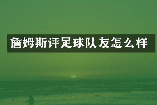 詹姆斯评足球队友怎么样