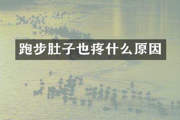 跑步肚子也疼什么原因