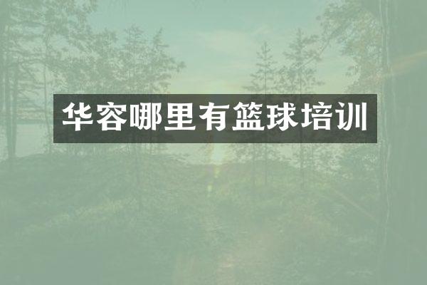 华容哪里有篮球培训