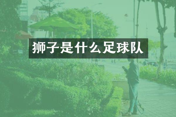 狮子是什么足球队