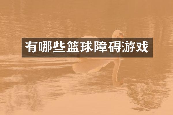有哪些篮球障碍游戏